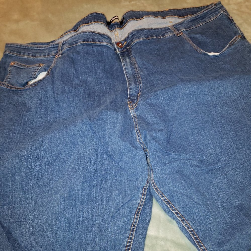 58 X 31 Mens BigDude Blue Jeans. Relaxed Fit and in Excellent Condition